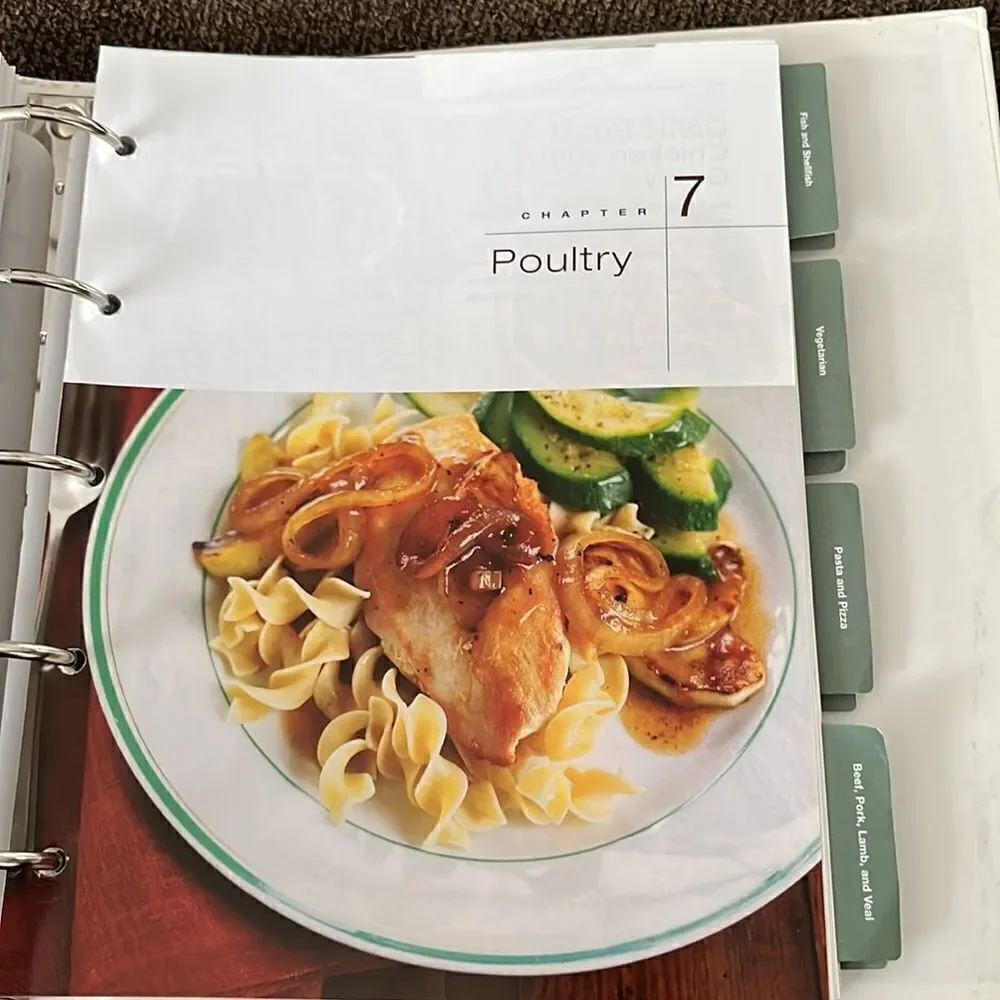 Vintage 2006 Weight Watchers Colorful 452- Page Cookbook w/  Endless Recipe- NEW